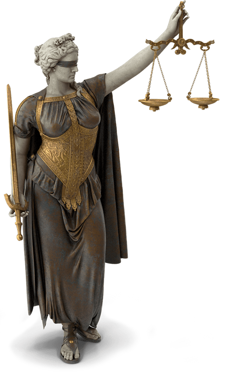 estatua da justiça ilustranto o site do advogado trabalhista joel passos de caxias do sul